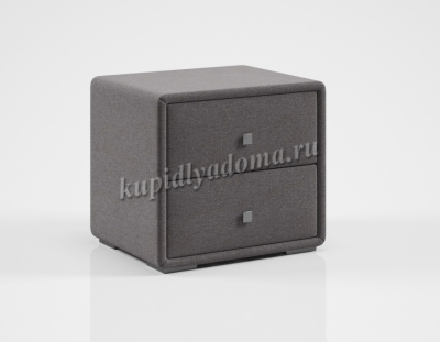 Тумба прикроватная Твист (Рогожка/Серый)