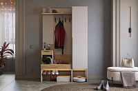 Прихожая К3 Баско (Кашемир/Дуб крафт золотой)