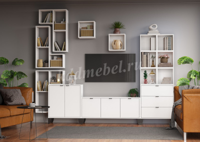 Шкаф ГШ-1 Гира (Белый)