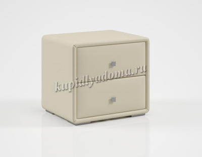 Тумба прикроватная Твист (Экокожа/Кремовый)