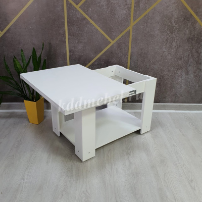 Стол журнальный раскладной СЖ-17 (Белый)