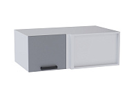 Шкаф верхний глубокий угловой УВГ кухня Осло (Белый/Карбон Фарфор)