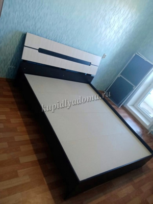 Кровать Гавана 1.6 (Венге/Акрил белый)