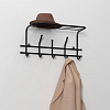 Вешалка с полкой Эра-5 (Черный)