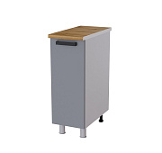 Шкаф нижний глубокий Г3Р кухня Либерти (Дуб сонома/Холст белый)