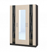 Шкаф 3-х створчатый Эрика (Венге/Дуб молочный)