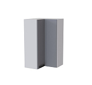 Шкаф верхний высокий угловой ВУВП кухня Контемп (Дуб сонома/Мрамор лайт)