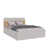 Кровать Вегас 1.4 с подъемным механизмом (Кашемир/Дуб крафт золотой)