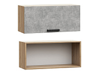 Шкаф верхний ШВГ 800 Кухня Бетоны (Дуб сонома)