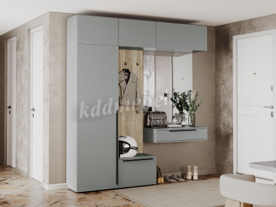 Прихожая  Люмьер вариант №7/1 (Шиншилла серая)