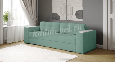 Диван раскладной Виконт (Мятный/Холст белый)