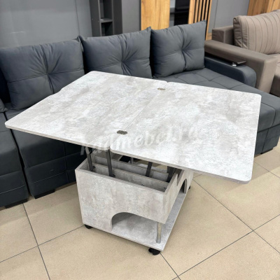 Стол-трансформер Стэп (Цемент Светлый)