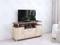 Тумба ТВ ТВ-003с (Ясень шимо темный/Дуб сонома)