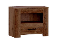Тумба прикроватная Квадро-37 (Дуб Делано темный)