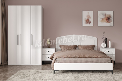 Зеркало навесное Валенсия 15.31 (Белый РЕ шагрень)