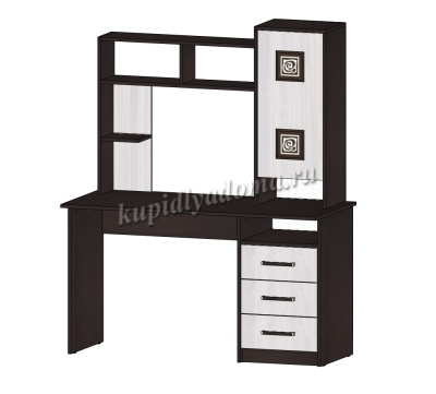 Стол компьютерный Фаворит (Венге/Анкор светлый)