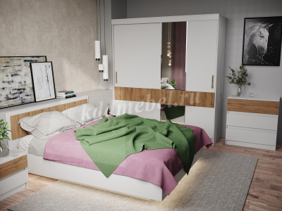 Комод Софи (Белый/Дуб вотан)