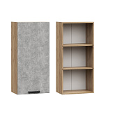 Шкаф верхний ШВ 920*450 Кухня Кения (Белый Супермат)