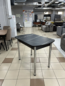 Стол обеденный Пластик подстолье прямое (Черный тунис)