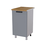 Шкаф нижний 45Р кухня Григгс без столешницы (Белый/Камень темный)