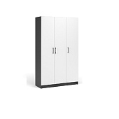 Шкаф 3д. Чикаго (Антрацит/Белый)