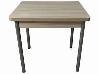 Стол обеденный Д17 раскладной (Ясень шимо светлый/Опоры металлик)