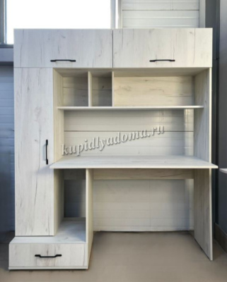 Стол компьютерный ПКС-1 (Дуб крафт белый)