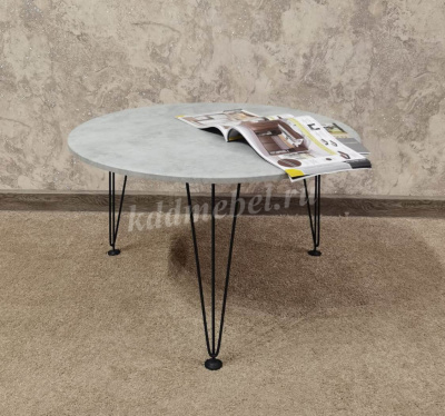 Стол журнальный Крит (Бетон светлый)