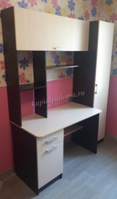 Стол компьютерный №7 (Венге/Дуб белфорт)