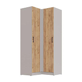 Шкаф угловой Вегас (Кашемир/Дуб крафт золотой)