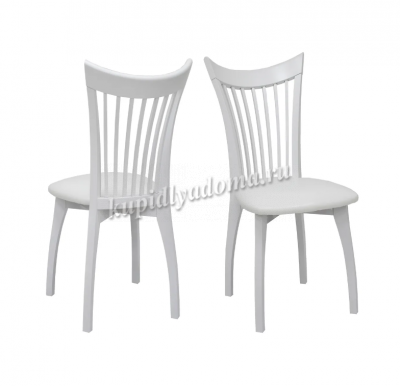 Стул обеденный Leset Орегон (Белый/Белый кожзам)