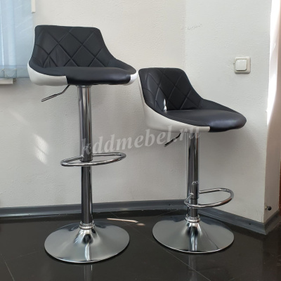 Стул барный J-700 (Черный/Белый)