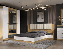 Адель Эра (Дуб вотан/Белый гладкий)